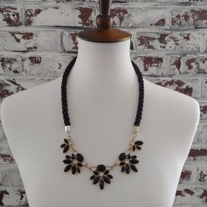 Pretty Black Statement Necklace